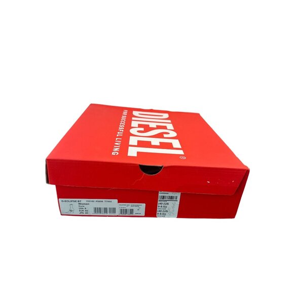 Diesel Eclipse Boot Logo Women's Sandy Beige EUR 40/US 9-9.5 Pointed Toe $595 - Picture 7 of 7